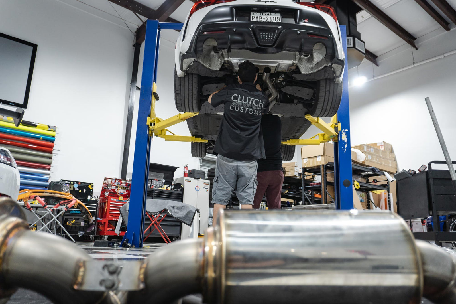 Exhaust Work at Planted Motorsports, Houston, TX